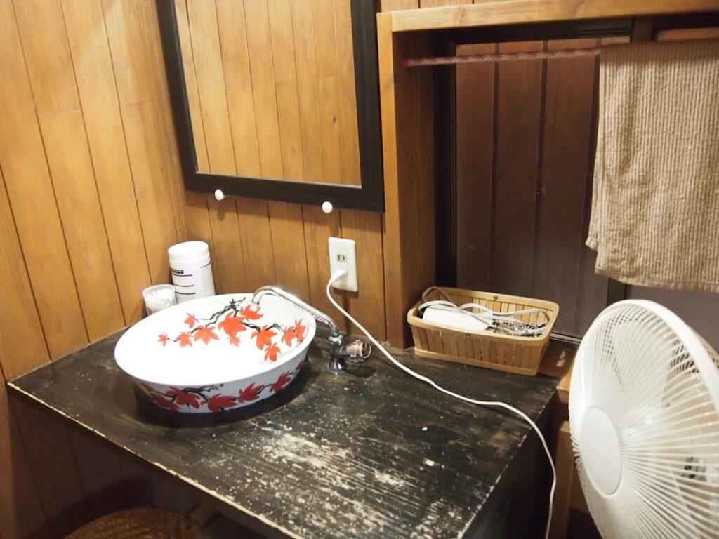 亀井荘の洗面所