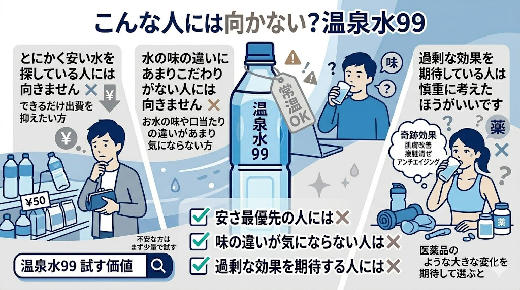 こんな人にはおすすめしない