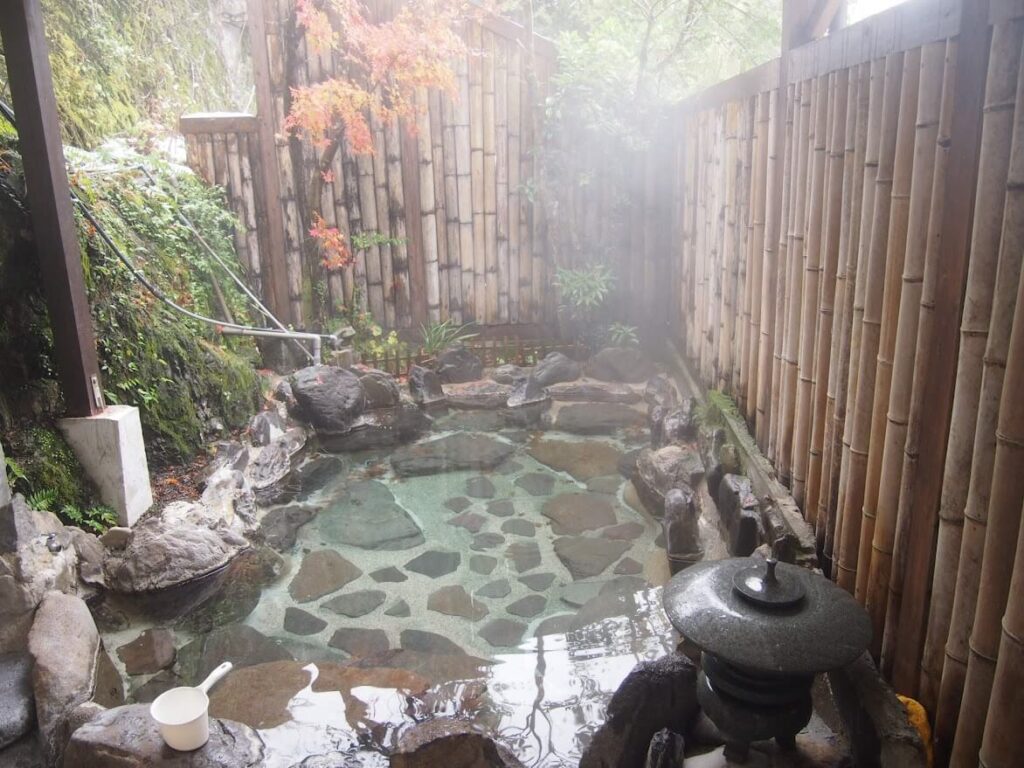 喜久屋旅館の貸切露天風呂