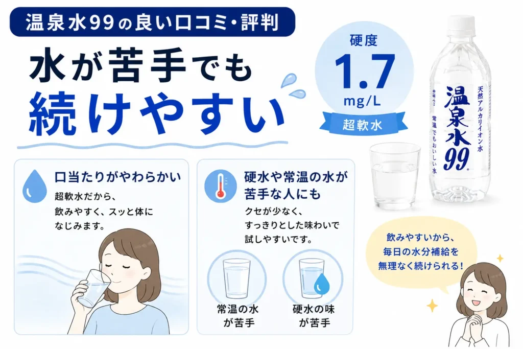 水が苦手でも続けやすい